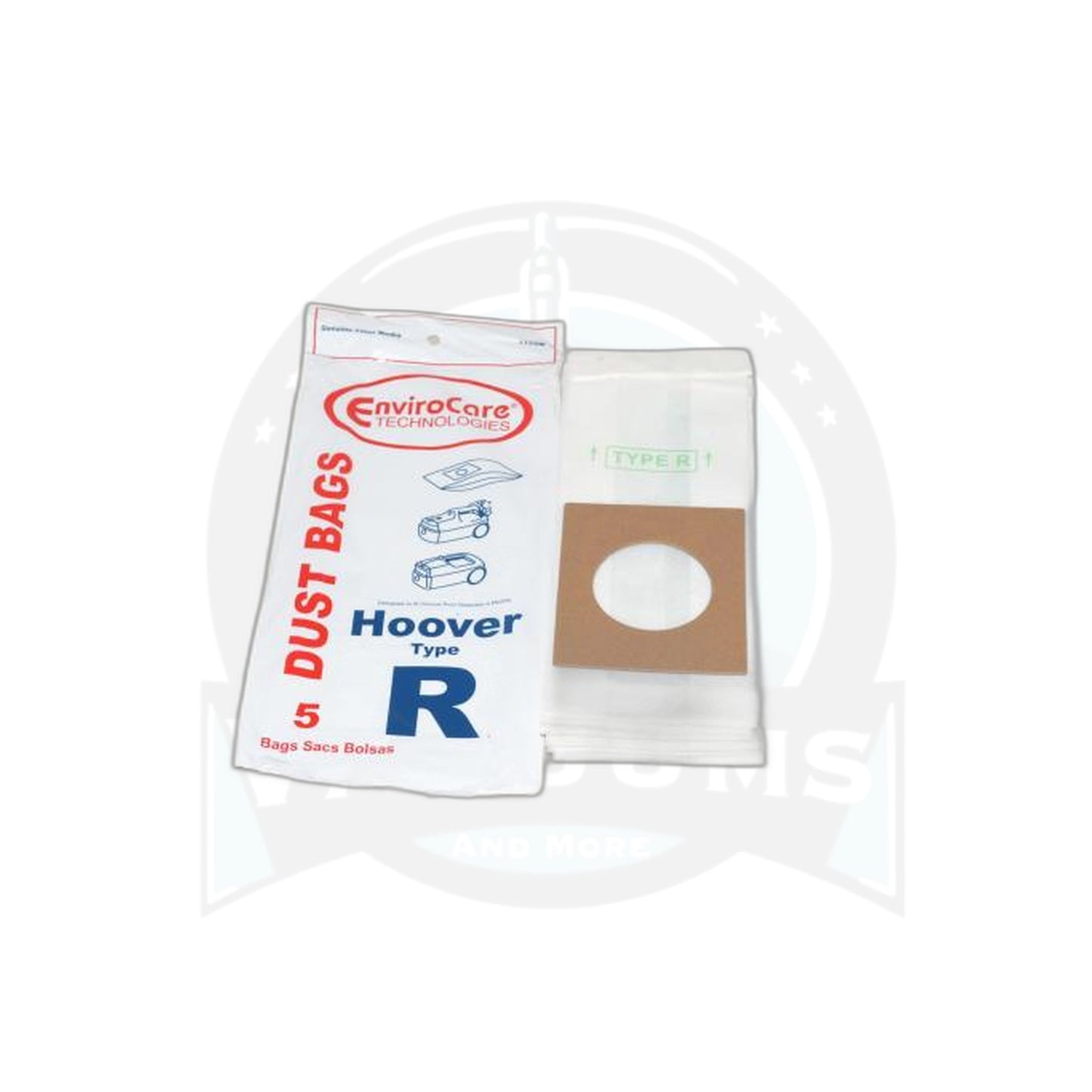 Hoover Style R Spirit Canister Vacuum Bags - 5 Pack - Hoover