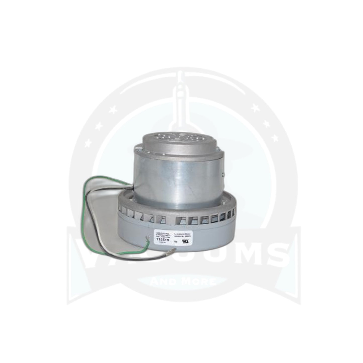 Central Vacuum Motor - Ametek Lamb 2-Stage, 220V, 7.2" - Lamb