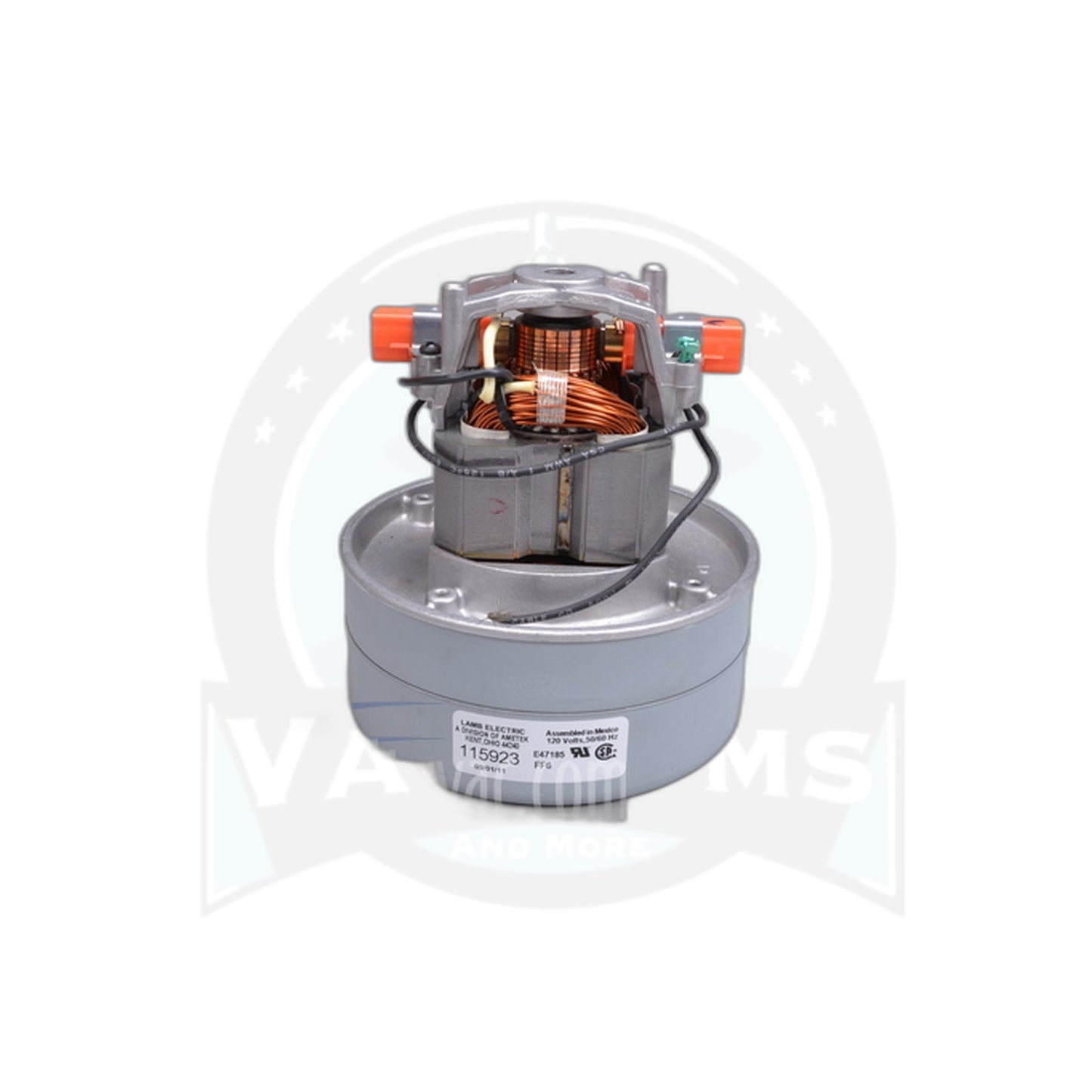 Motor - Ametek Lamb 115923 Hi-Performance 2-Stage 5.7", Fits Miele & TriStar