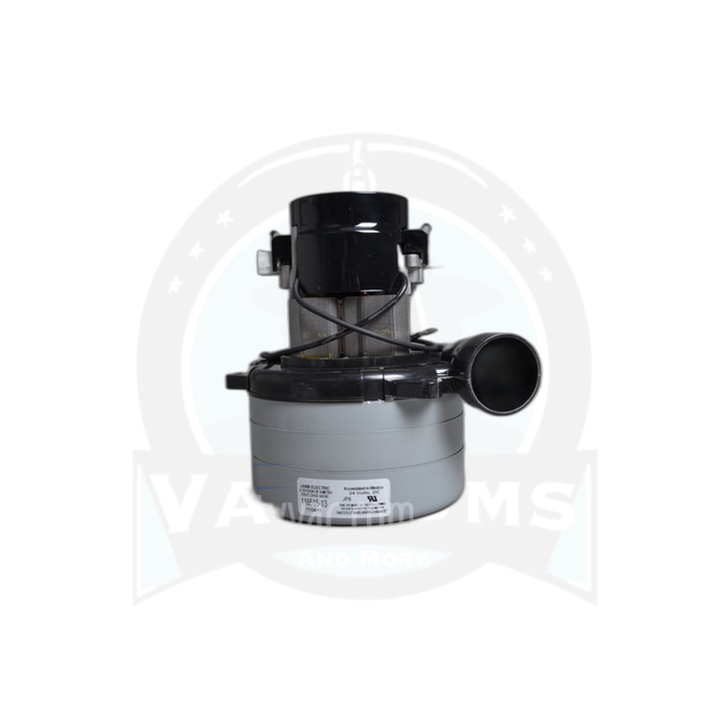 Ametek Motor - 5.7" Diameter, 3-Stage with Horn, 24 Volt - Vacuums and More