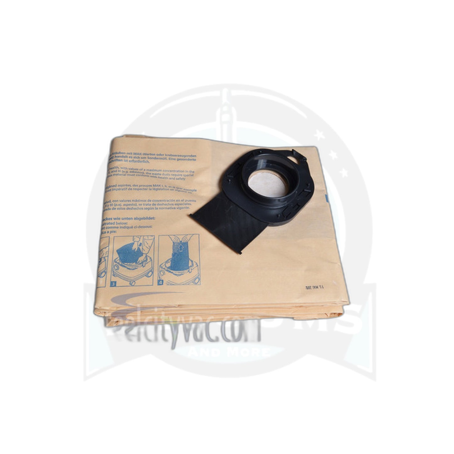 Paper Bags - Clarke WAP SQ400/SQ10, 5 Pack, 10 Gallon - Clarke