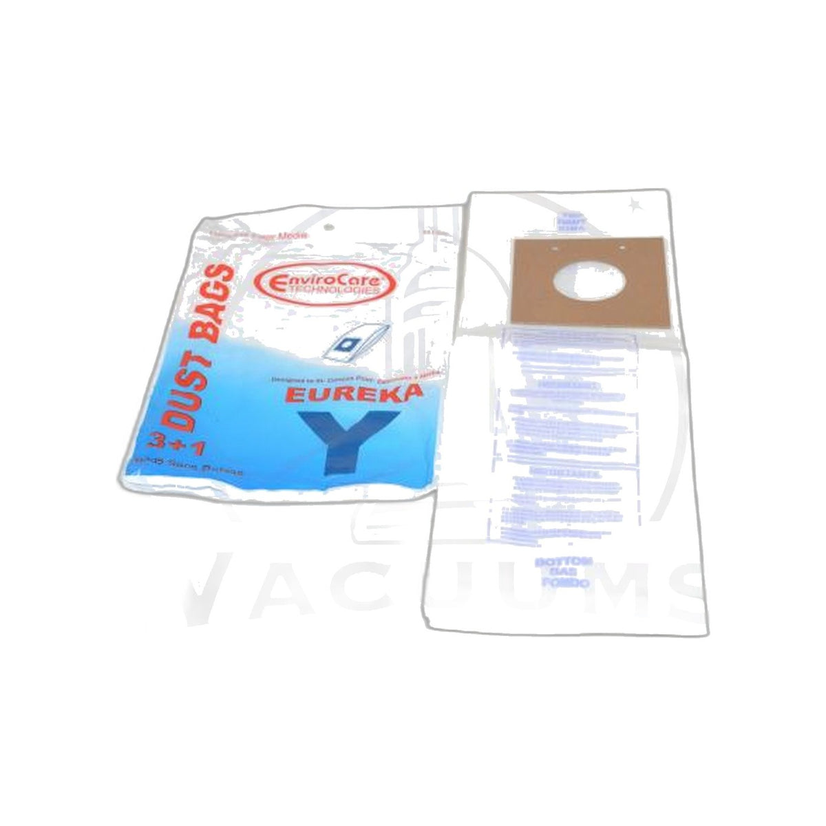 Eureka Y Excalibur Paper Bags - 3 PACK+1FILTER