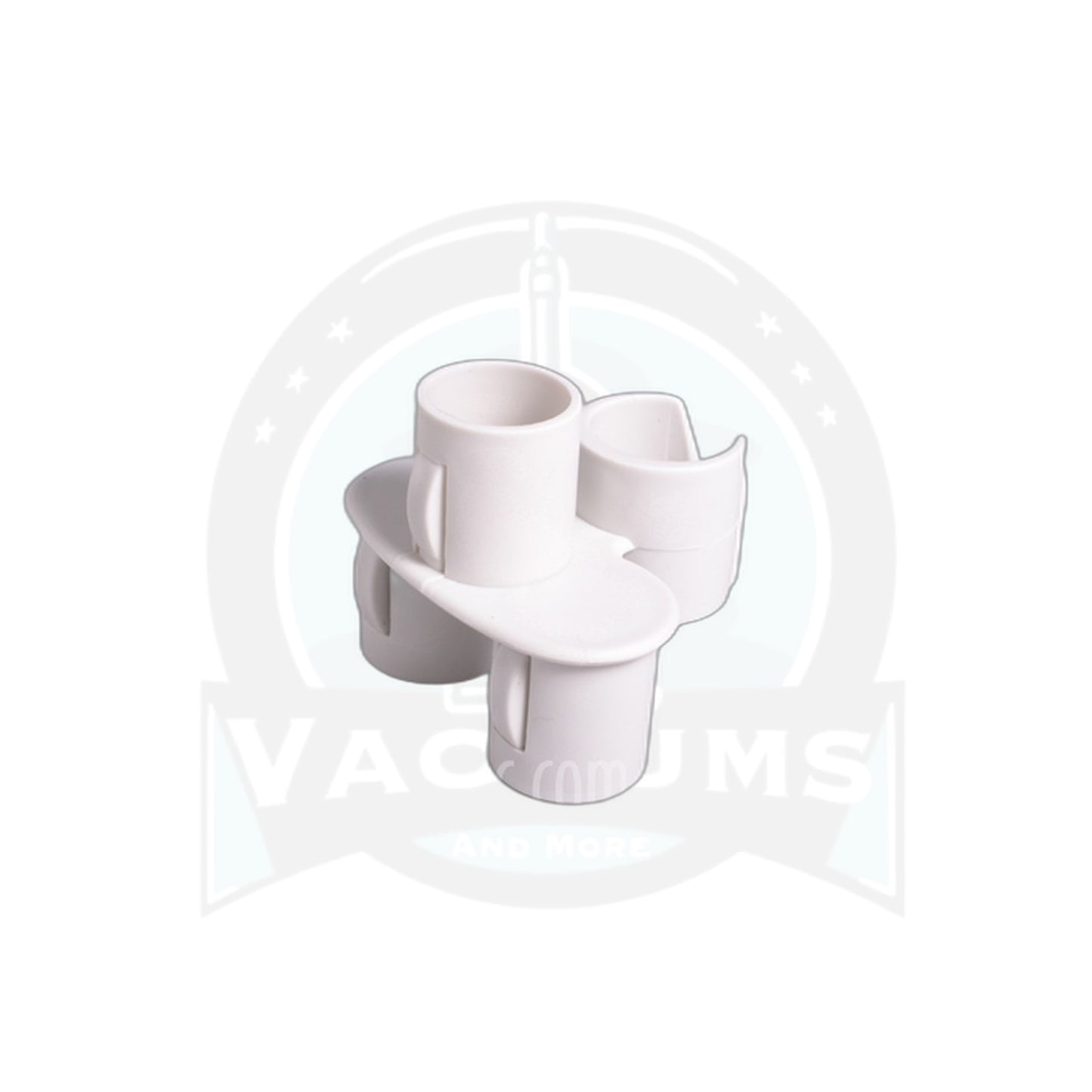 3-Piece Attachment Holder - White, Handle to Wand - Vacuums and More
