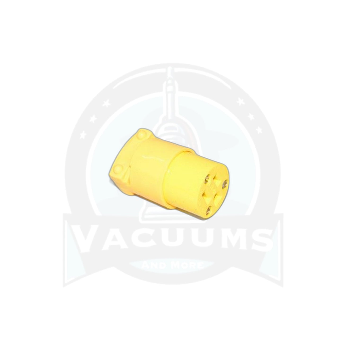 Heavy Duty 3-Prong Female Plug - Yellow Cooper Brand Commercial