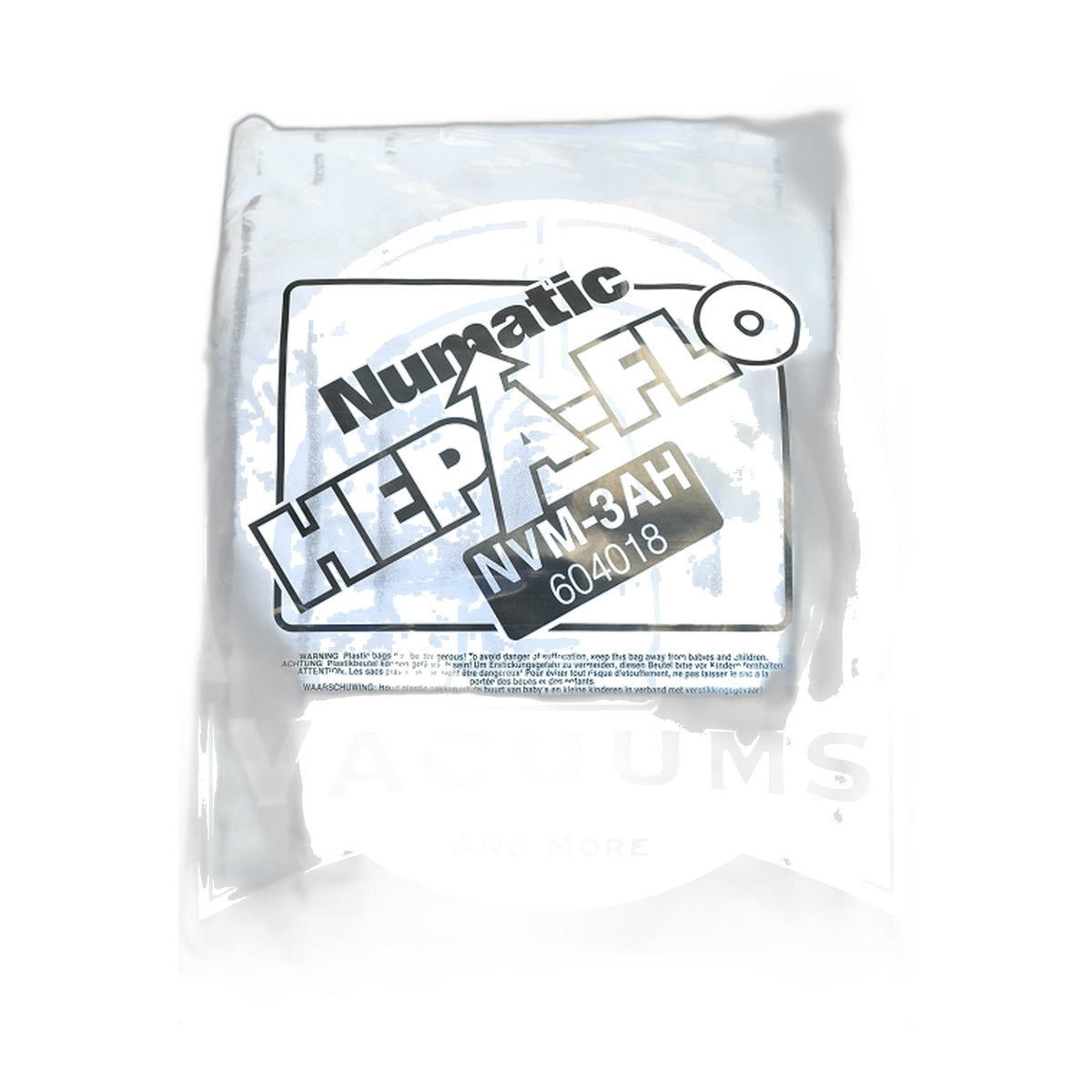 NaceCare Numatic NVM-3AH HepaFlo Bags, 470 Series Wet/Dry, 10-Pack