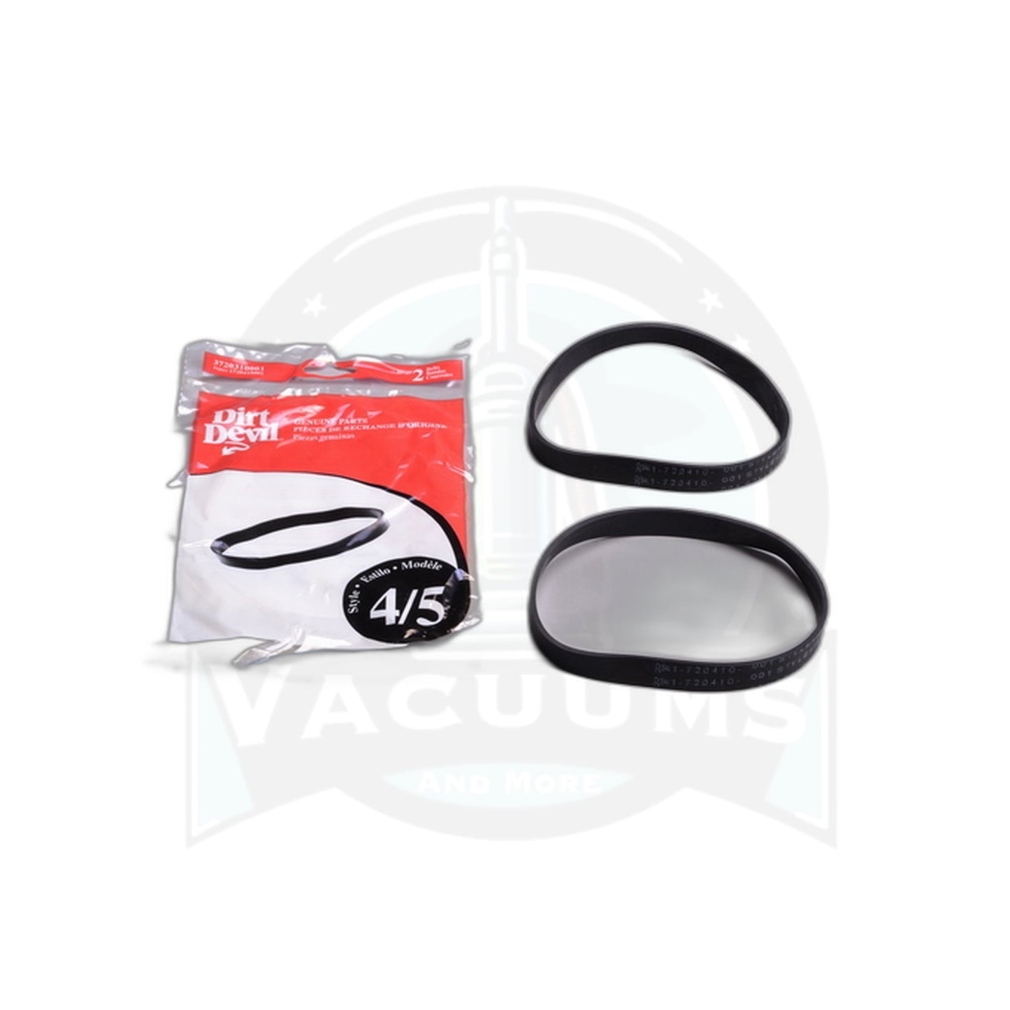 Dirt Devil Flat Belt - Royal - 2 Pack, Style 4&5 - Dirt Devil
