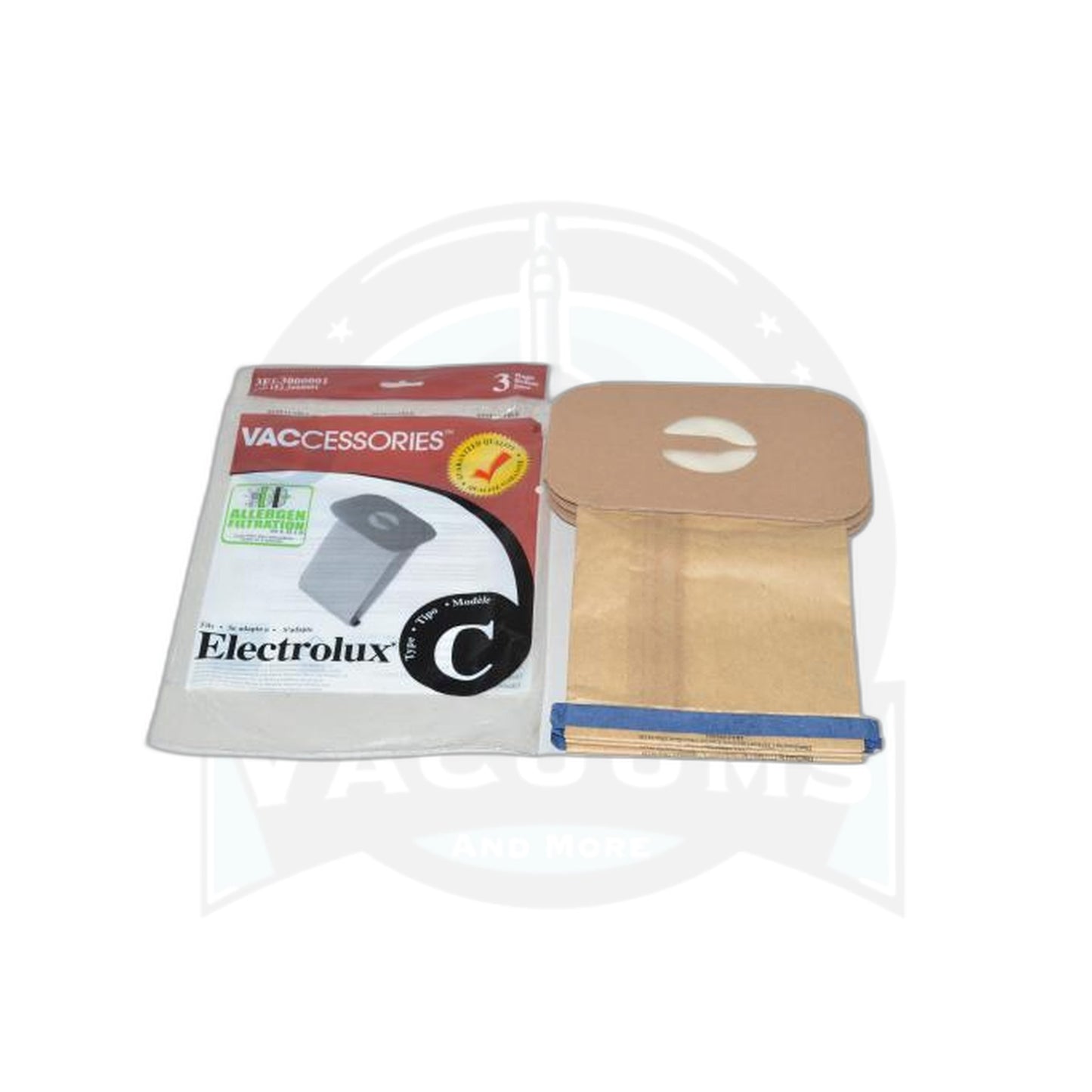 Canister Paper Bags 3-Pack Type C - Electrolux - Electrolux