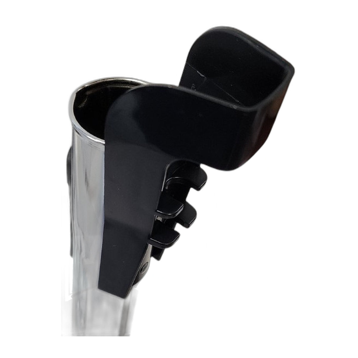 1-1/4" Straight Chrome Upper Wand with Black Cord Management