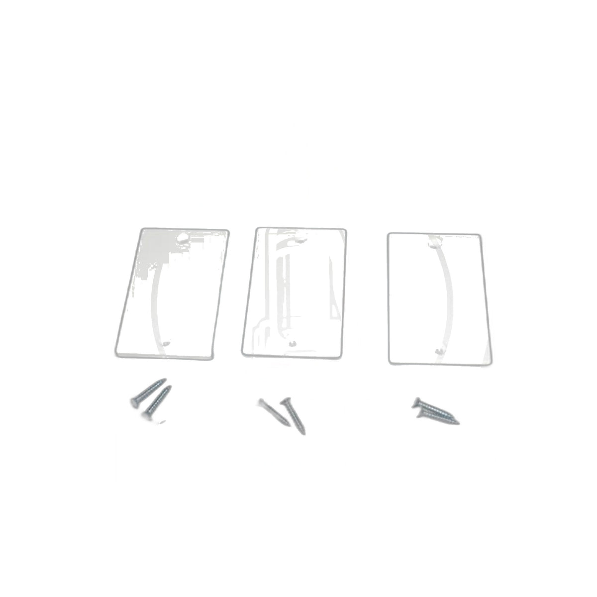 Canplas White Temporary Central Vacuum Inlet Covers, 3-Pack