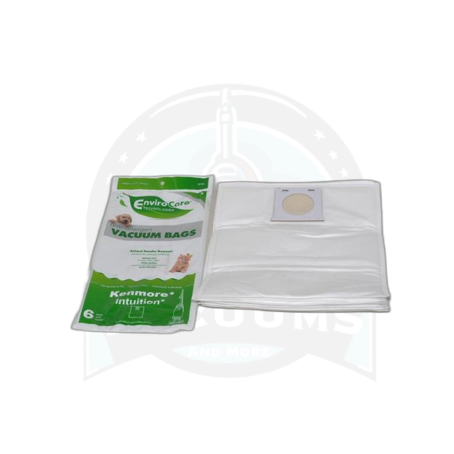 Kenmore Allergen Paper Bags-Intuition - 6 Pack - Fits BU4022 - BU4023, IB600 - Kenmore