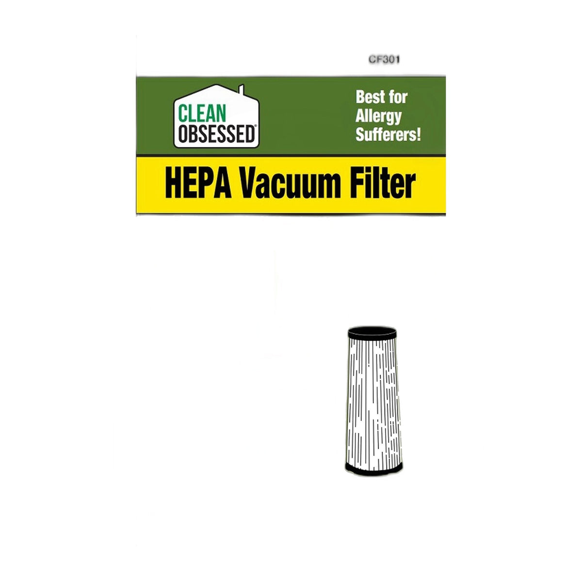 Clean Obsessed F1 Filter for Royal / Dirt Devil Vacuums (Replacement)