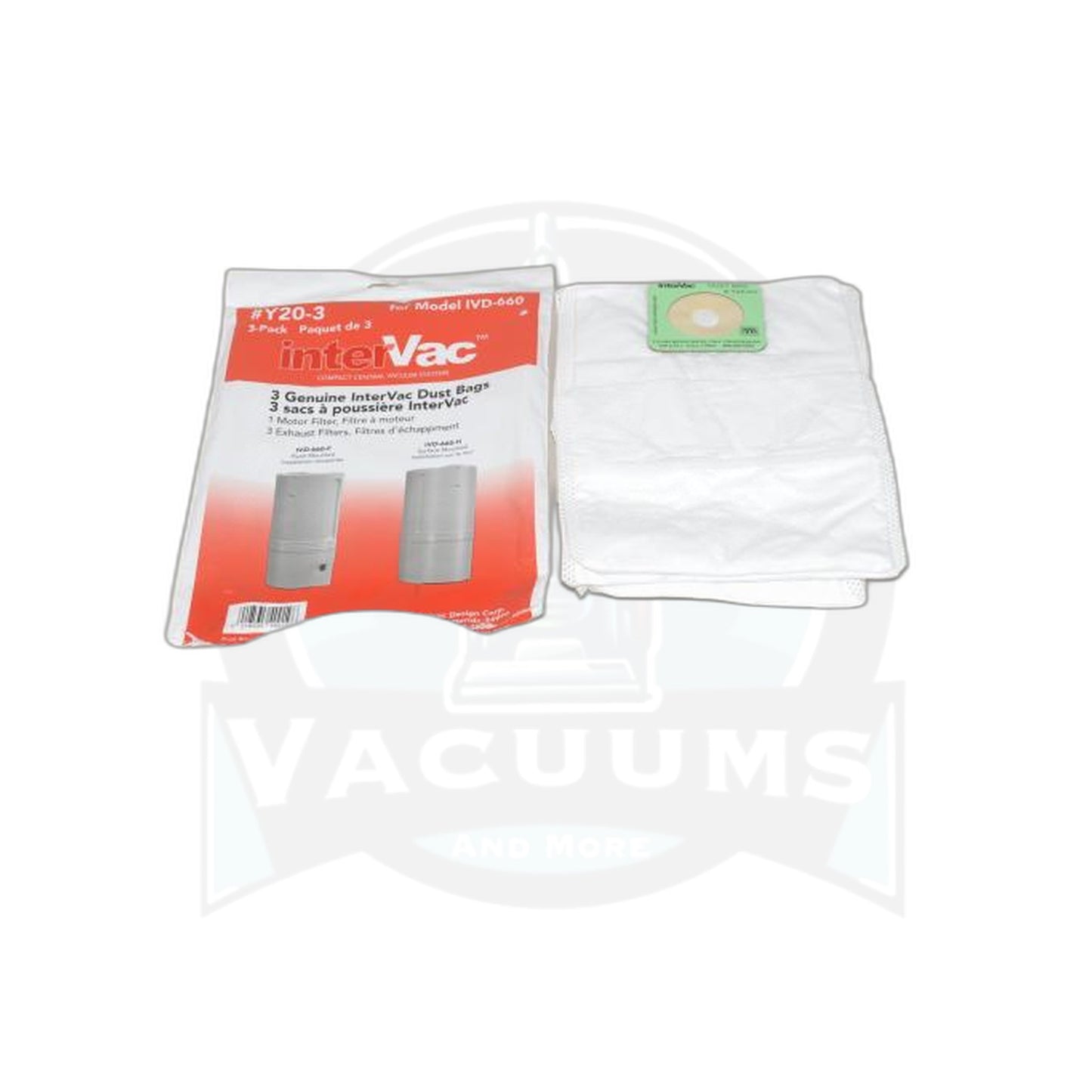 Intervac Condovac Paper Bags - 3 Pack - Intervac