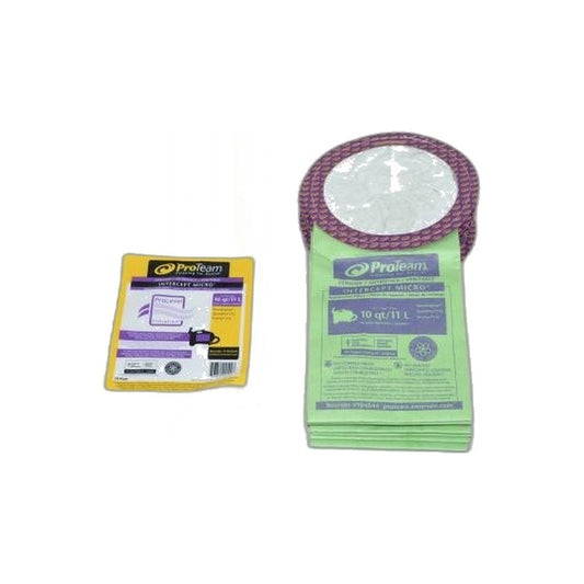 ProTeam Micro Filter Paper Bags - 10 Pack, 10 Quart (ProClean, Running Vacuum)