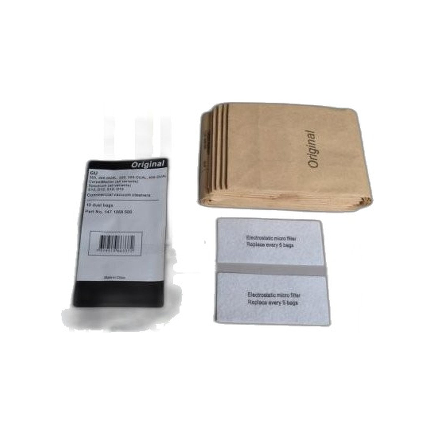 Clarke Advance Commercial Upright Vacuum Paper Bags, 10-Pack