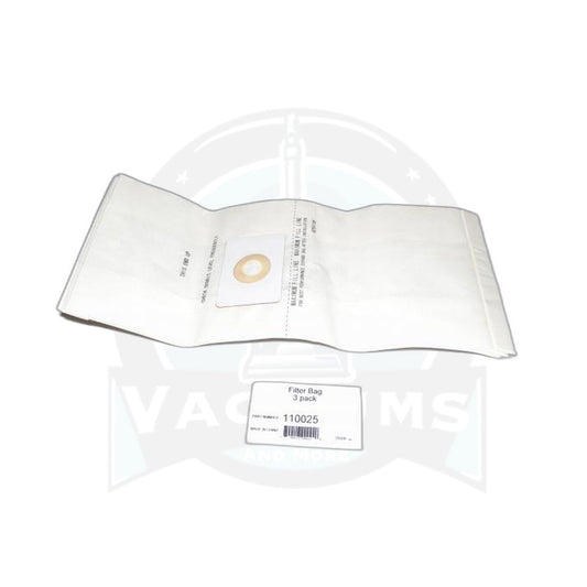 Central Vacuum Paper Bags 3-Pack - Eureka/Beam/Electrolux/Honeywell/Frigidaire - Beam