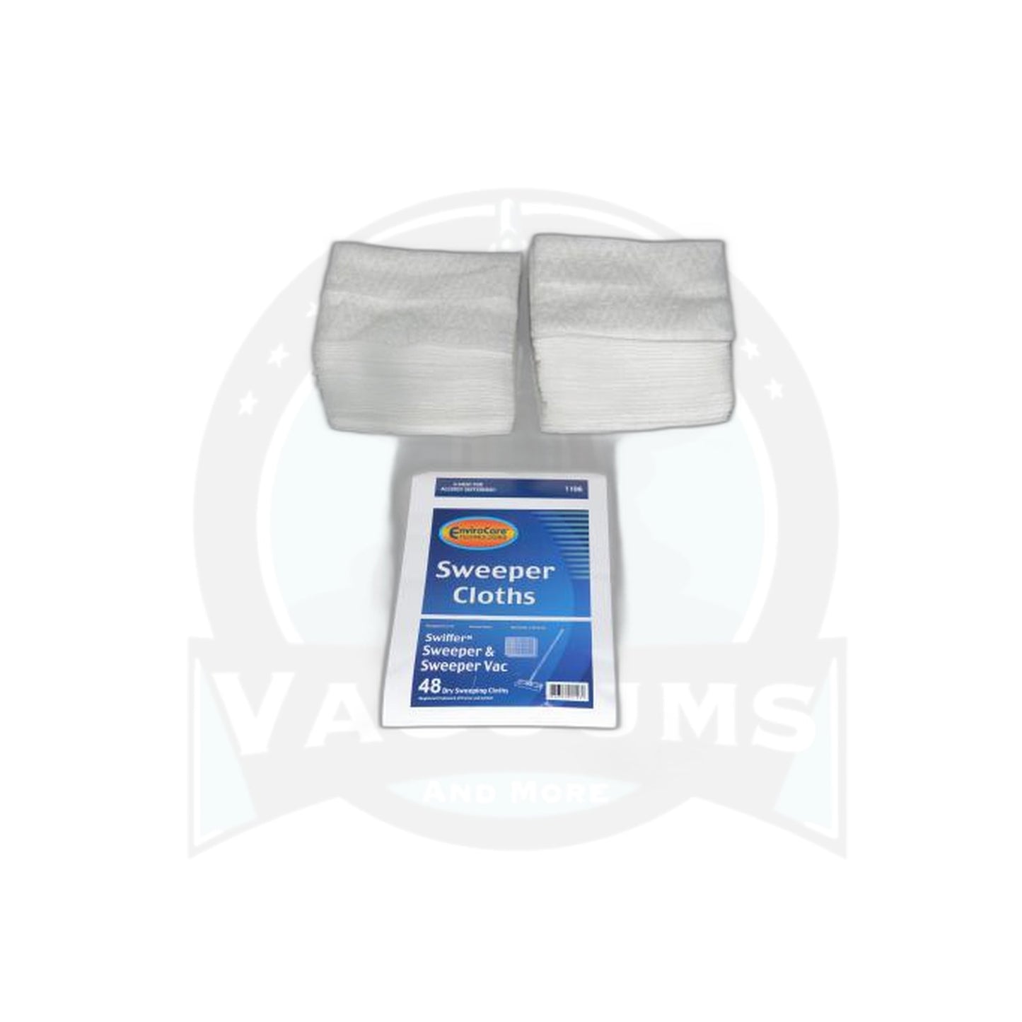 Sweeper Vacuum Cloths - Fit All Residential, 48-Pack - Vacuums and More