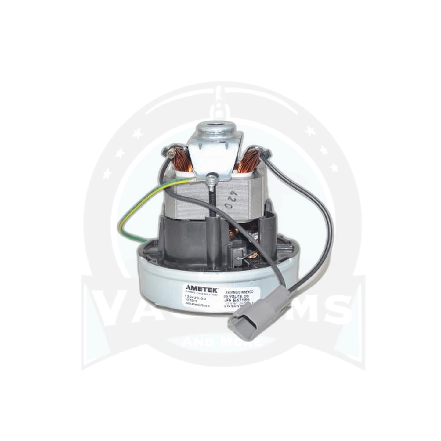 Motor - Ametek Lamb 36V, 4.2", 1-Stage Thru-Flow