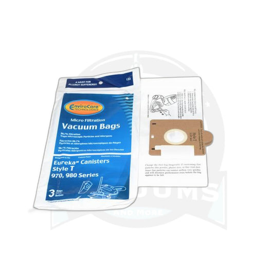 Eureka T Canister Micro Paper Bags - 3 Pack - Eureka