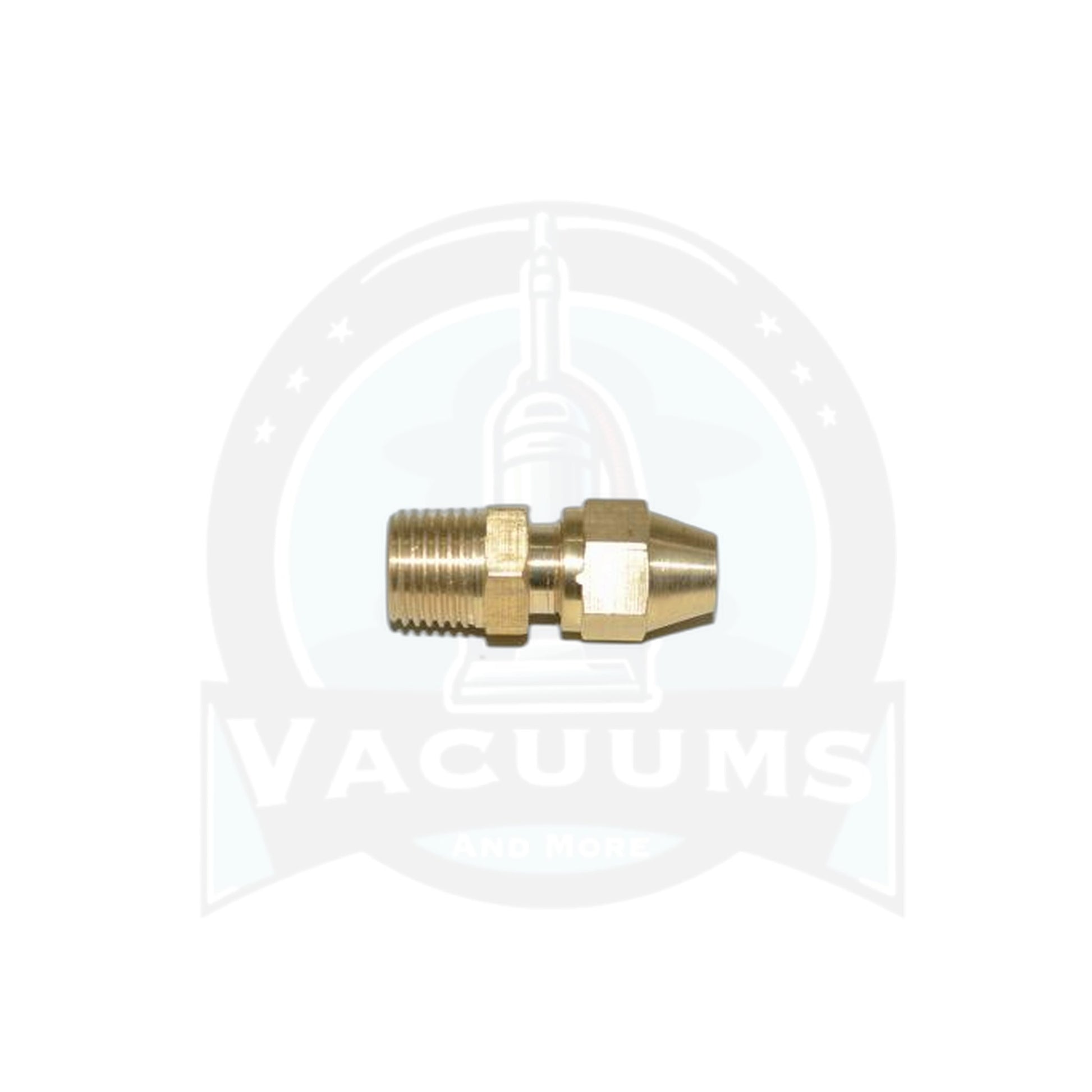 Brass Compression Fitting 1/4" x 1/4" for Commercial Jet Wand - Commercial Extractor Parts
