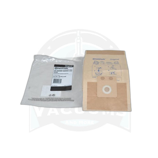 Paper Bags - Nilfisk GDP2000 Commercial, 10 Pack - Nilfisk
