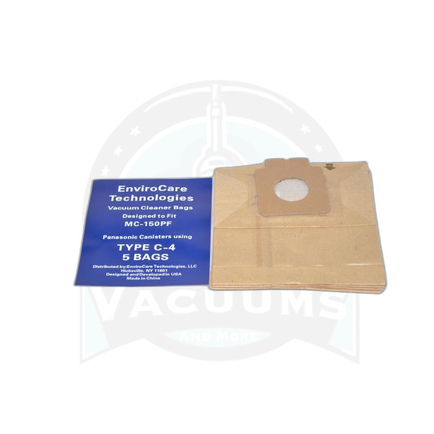 Canister Paper Bags - Panasonic C-4 (5-Pack) - Panasonic