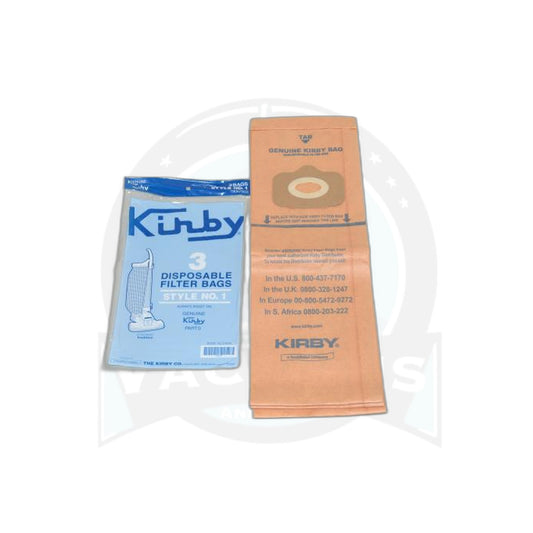 Kirby Tradition Upright Paper Bags - Type #1, 9 Pack