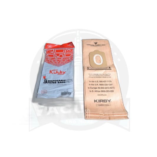 Kirby Heritage I Upright Paper Bags - #2, 3 Pack