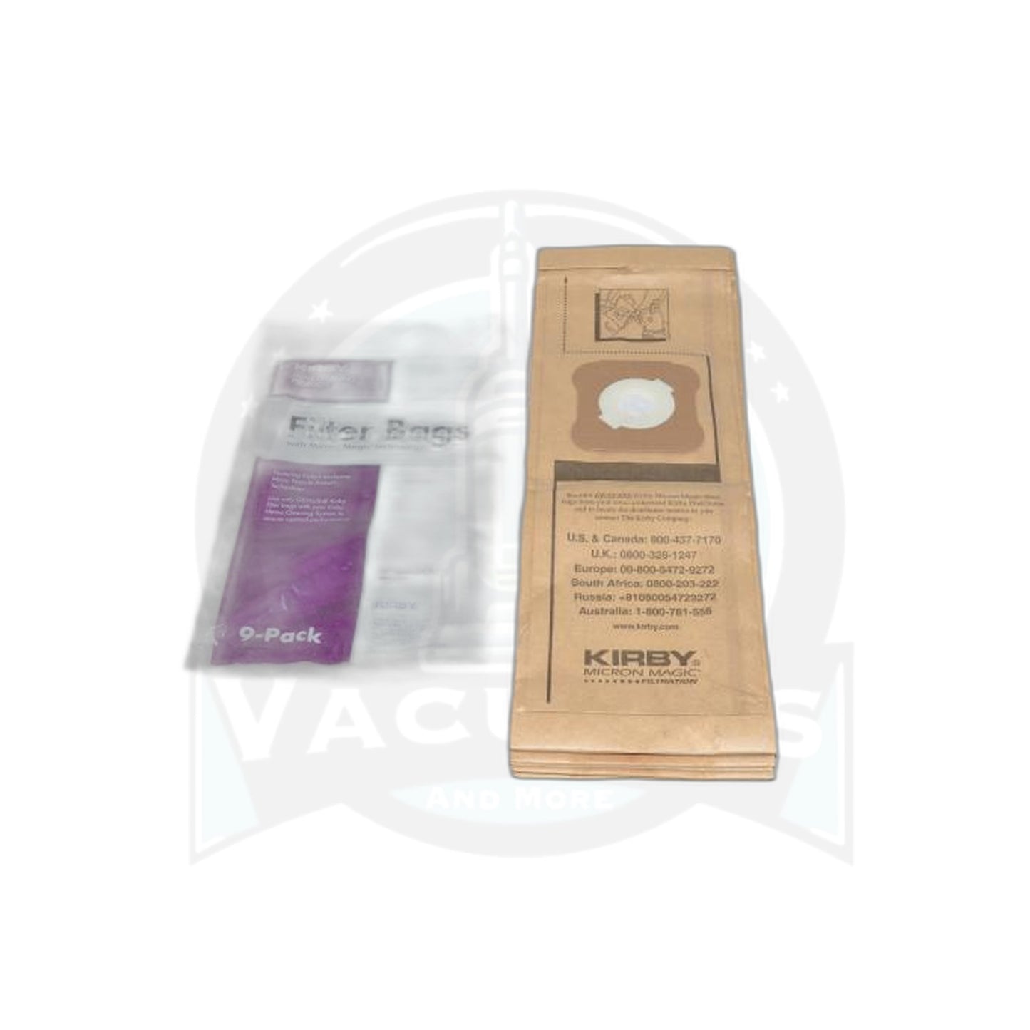 Kirby Upright Paper Bags - Generation 4, 9 Pack