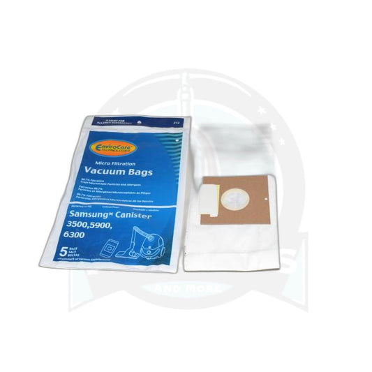 Canister Paper Bags - Samsung 3500/5900/6300, Scout, Simplicity G - 5 Pack - Samsung