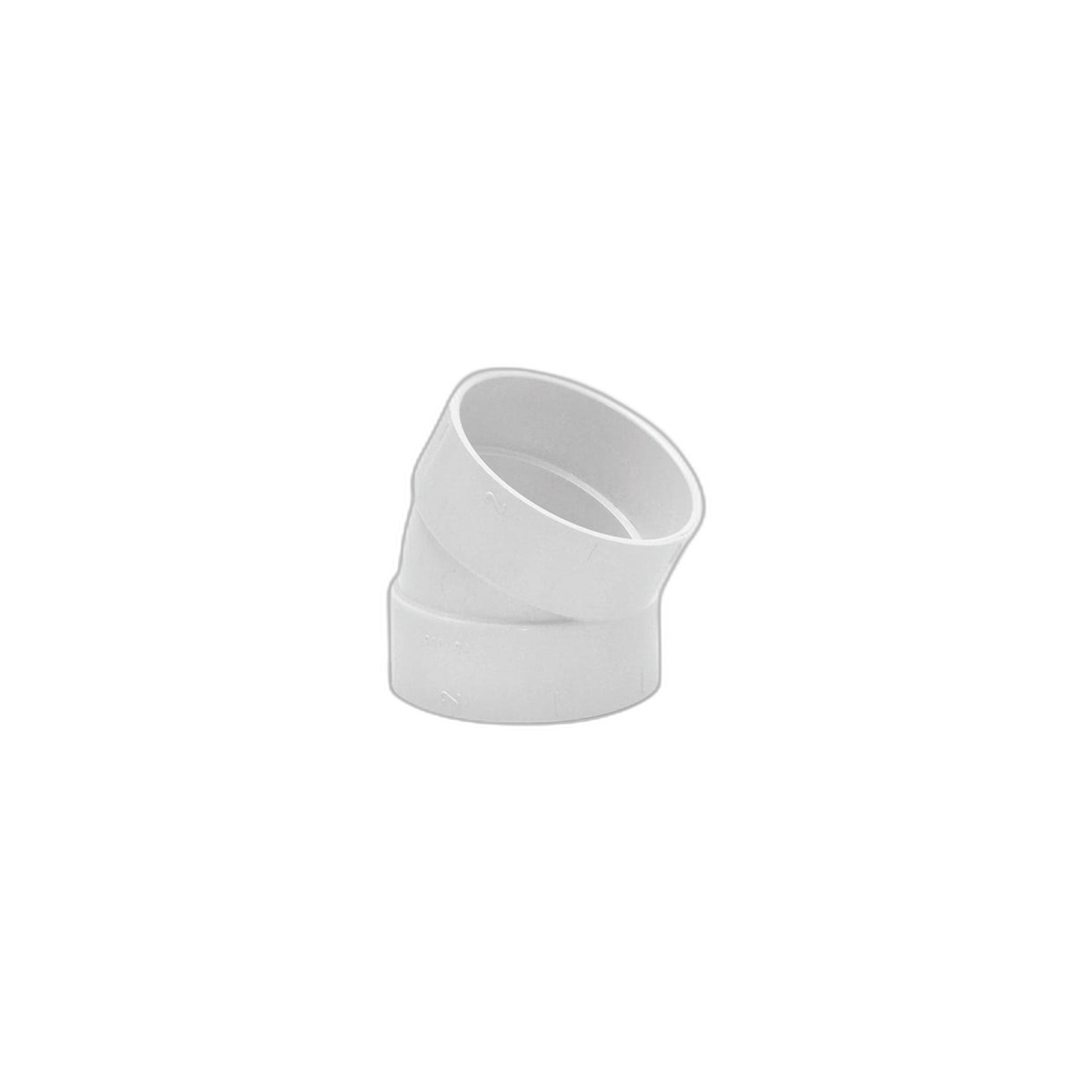 Vaculine 30° Medium-Radius PVC Elbow Fitting