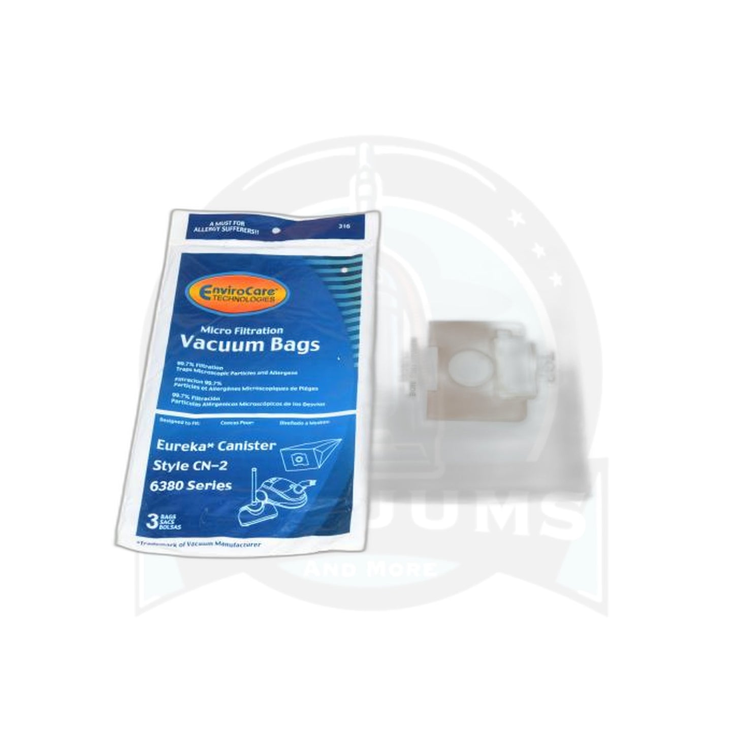 Eureka Canister Micro Paper Bags - CN-2, 3 Pack - Eureka