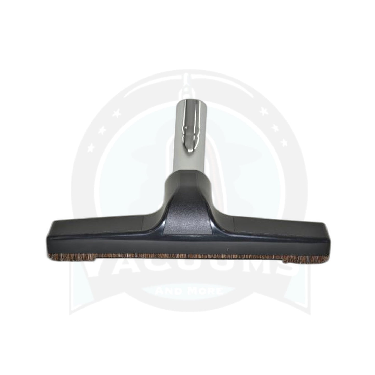 Horsehair Floor Brush with Metal Elbow - Black, 10" - Vacuums and More