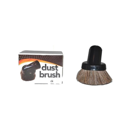 Fit All Deluxe Dust Brush, Horsehair Insert - Black
