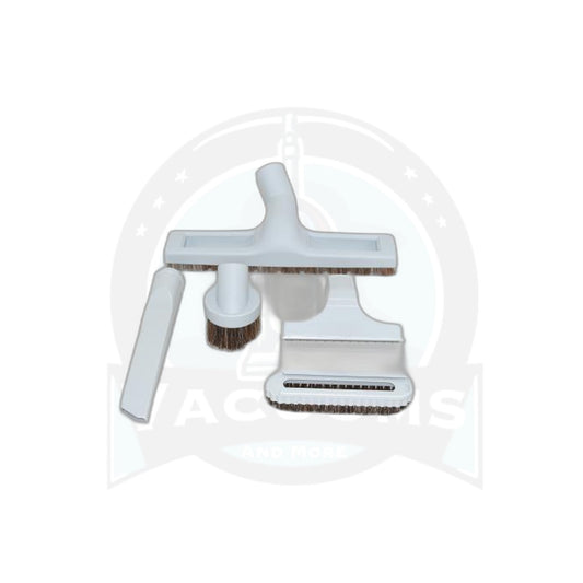 Gray 5-Piece Vacuum Attachment Kit - Floor Brush, Crevice, Dust Brush, Furniture Brush - Vacuums and More