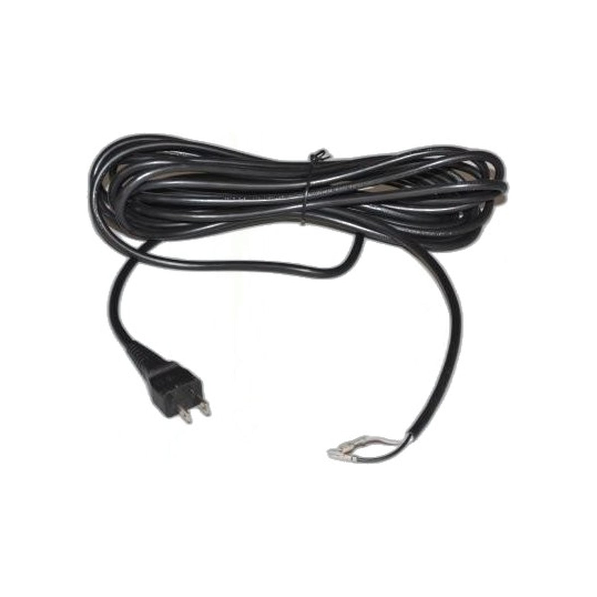 18 ft 2-Wire Soft Black Cord Reel Cord with Terminals