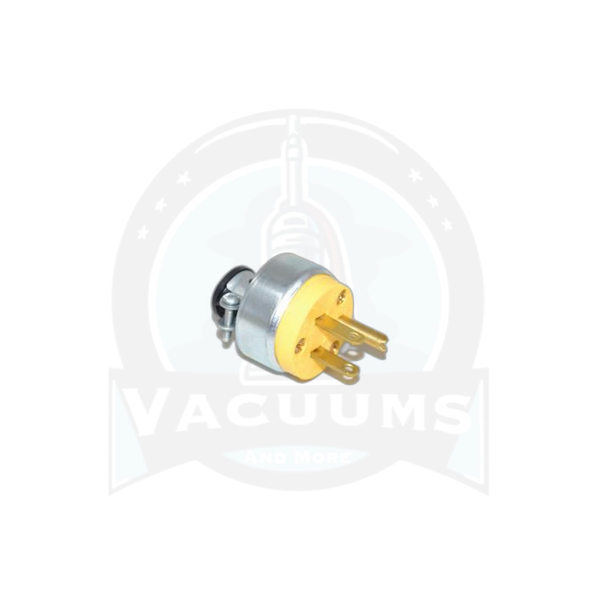 Commercial 3-Prong Male Plug - Yellow Metal Cooper Brand - Fit All
