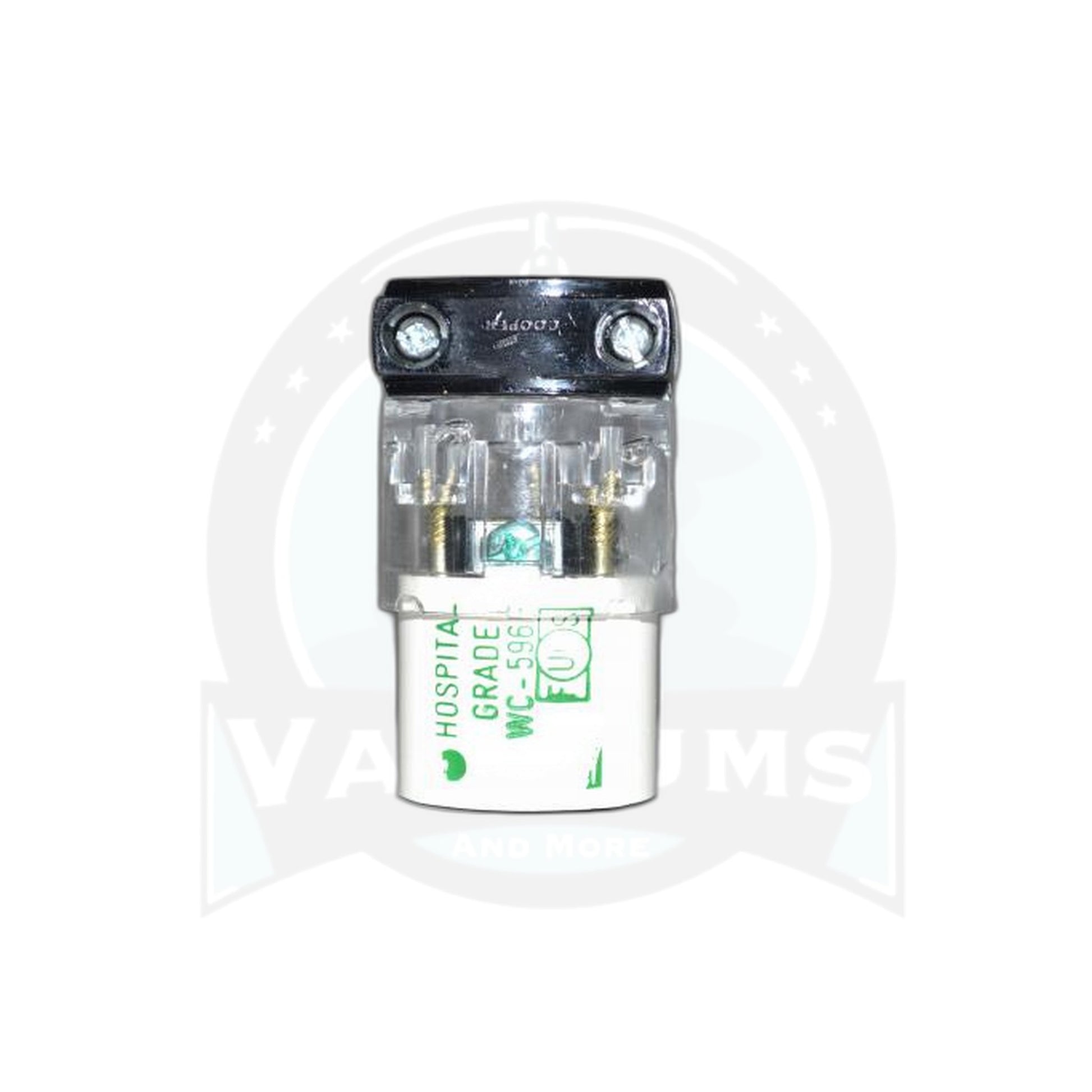 Hospital Grade Female Plug 3-Wire - Fit All Commercial Vacuums - Fit All