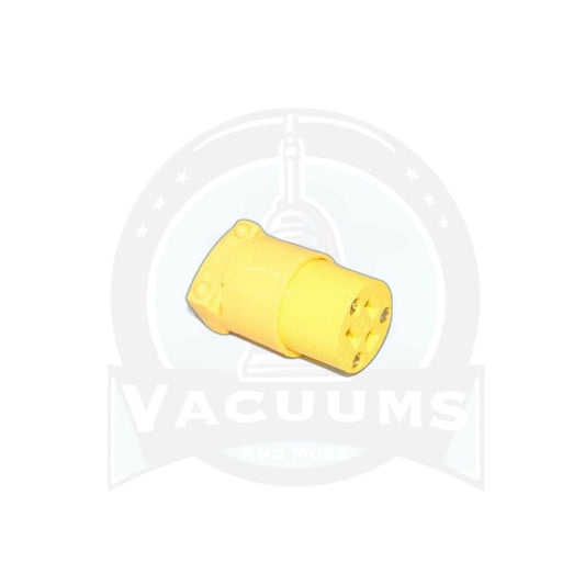 Heavy Duty 3-Prong Female Plug - Yellow Cooper Brand Commercial - Fit All