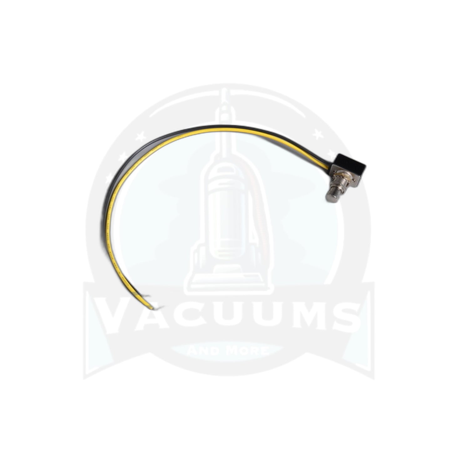 Pushbutton Switch with 15" Lead Wire - Metal Top - Vacuums and More