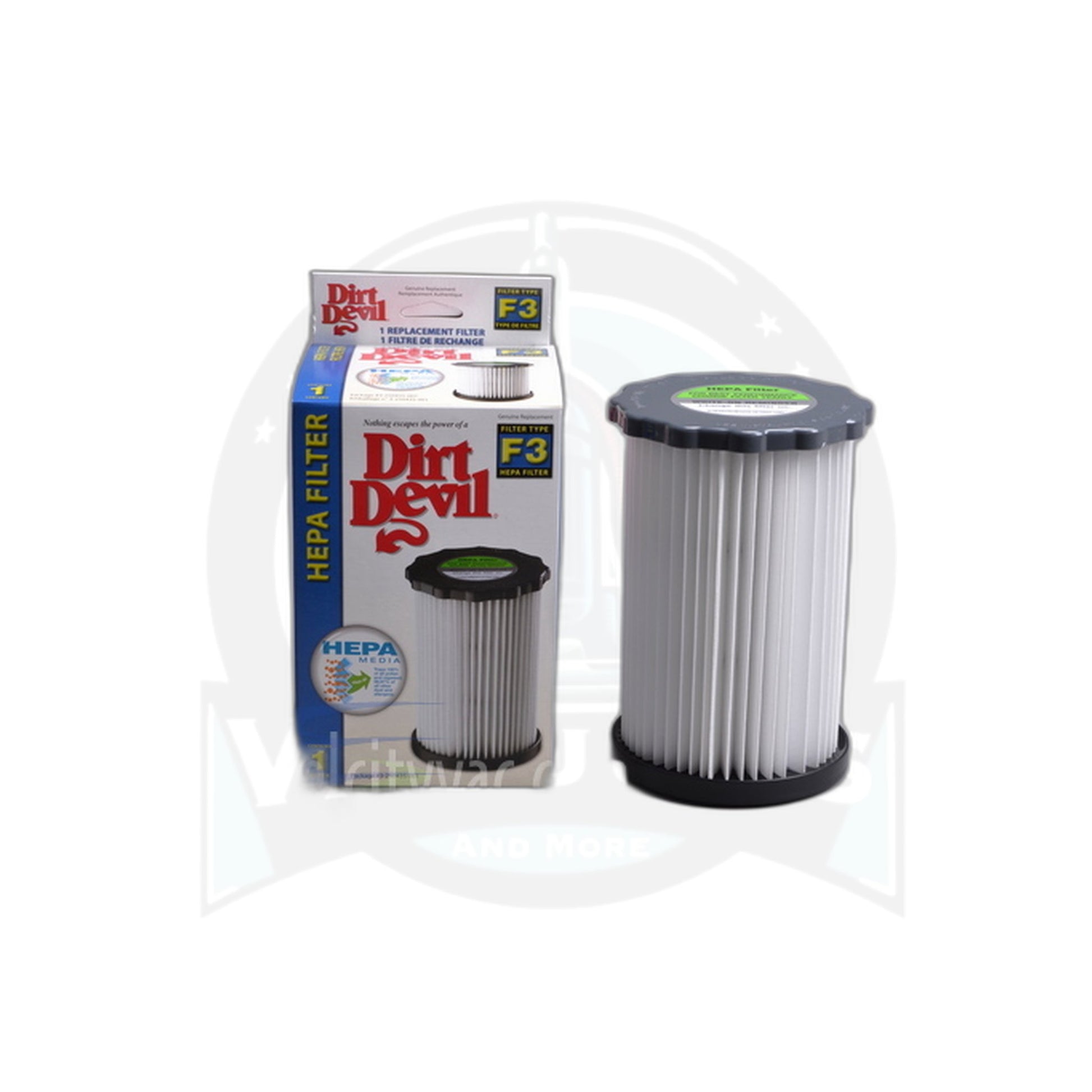 Dirt Devil F3 Permanent HEPA Filter - Breeze Canister, Jaguar - Dirt Devil
