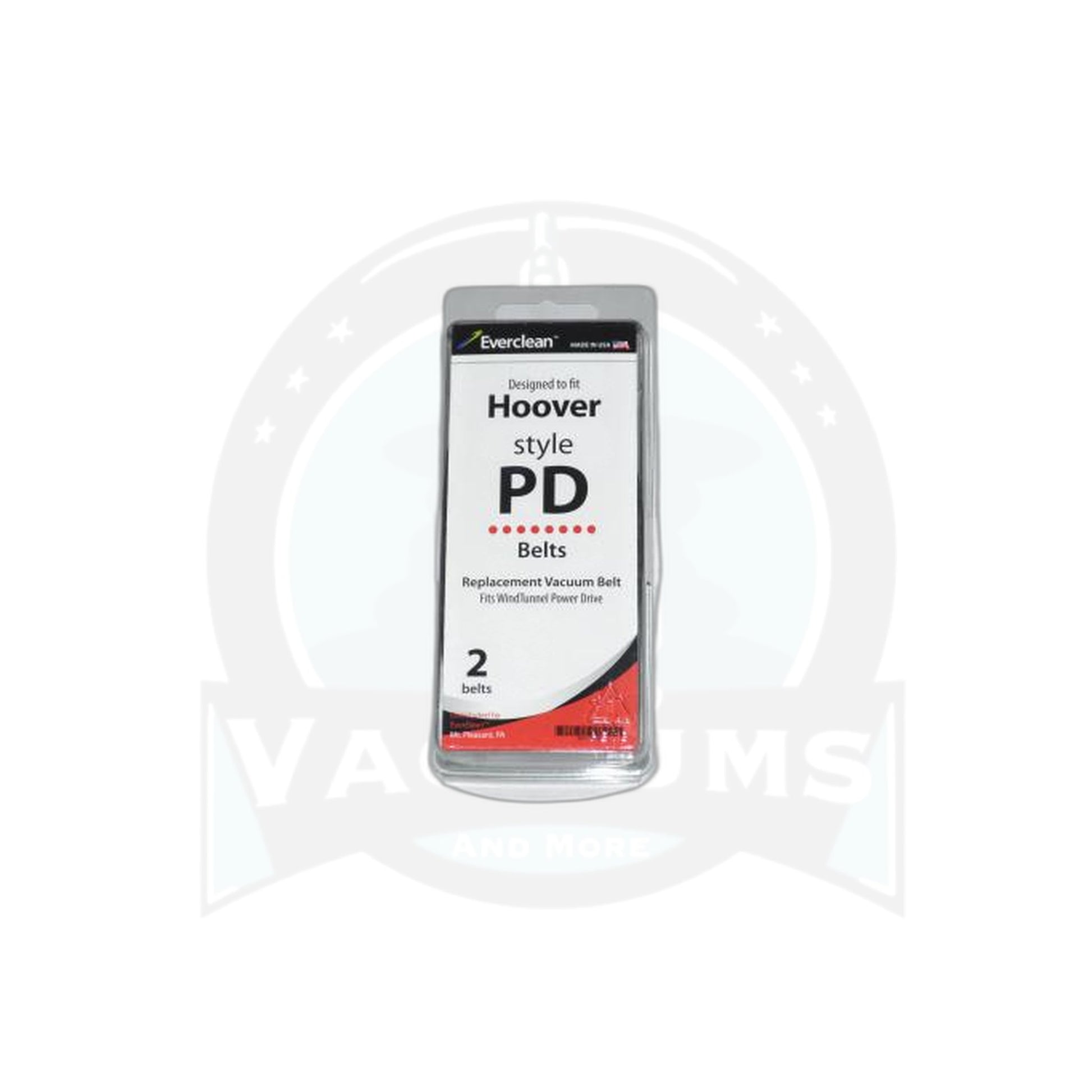 Hoover WindTunnel Power Drive Flat Belt, 2-Pack - Hoover