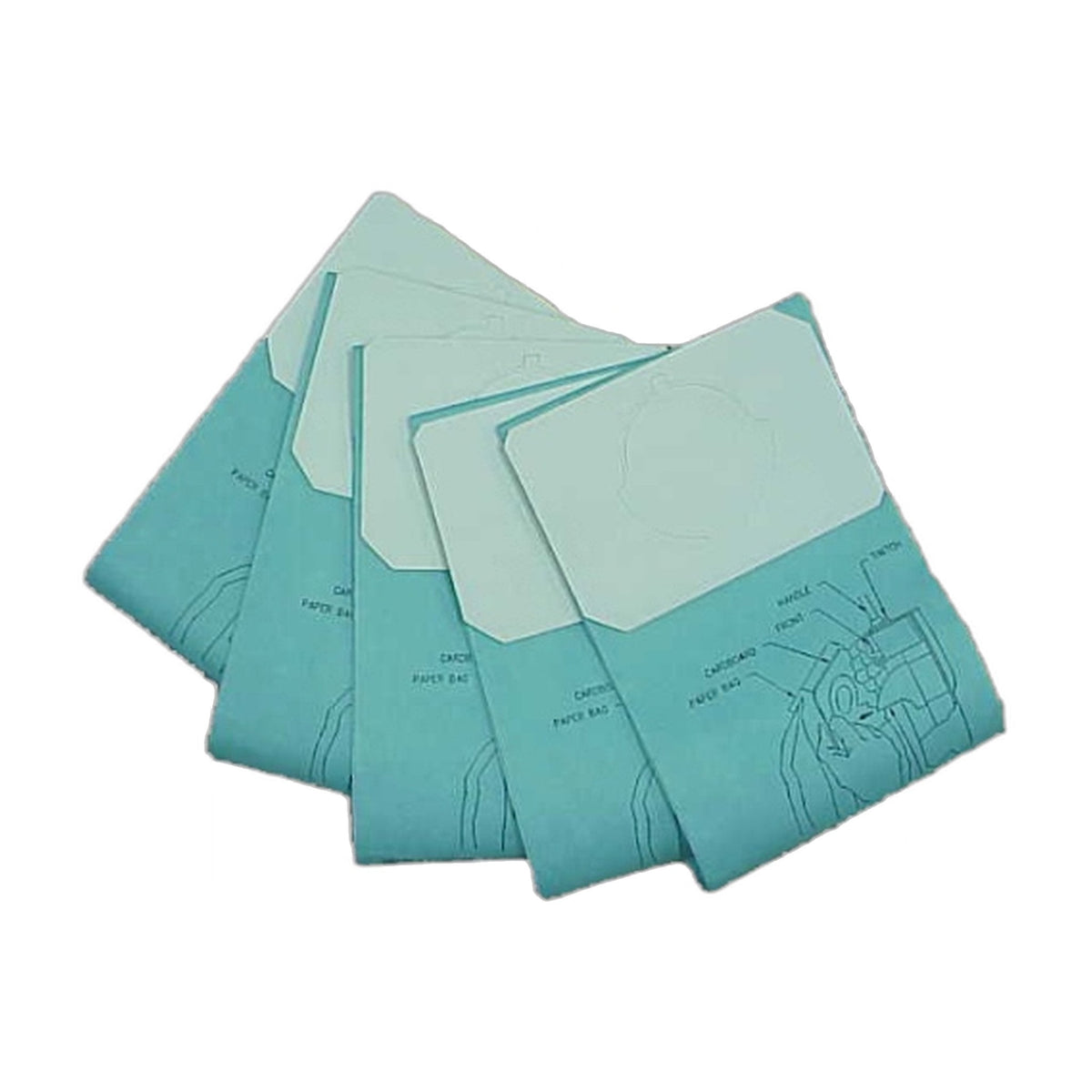 Mastercraft Twin-Master Original Paper Vacuum Bags, 5-Pack