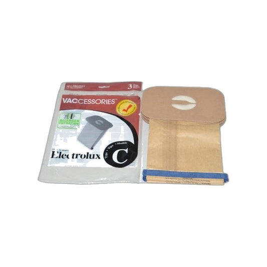 Electrolux Style C Canister Paper Bags, 3-Pack
