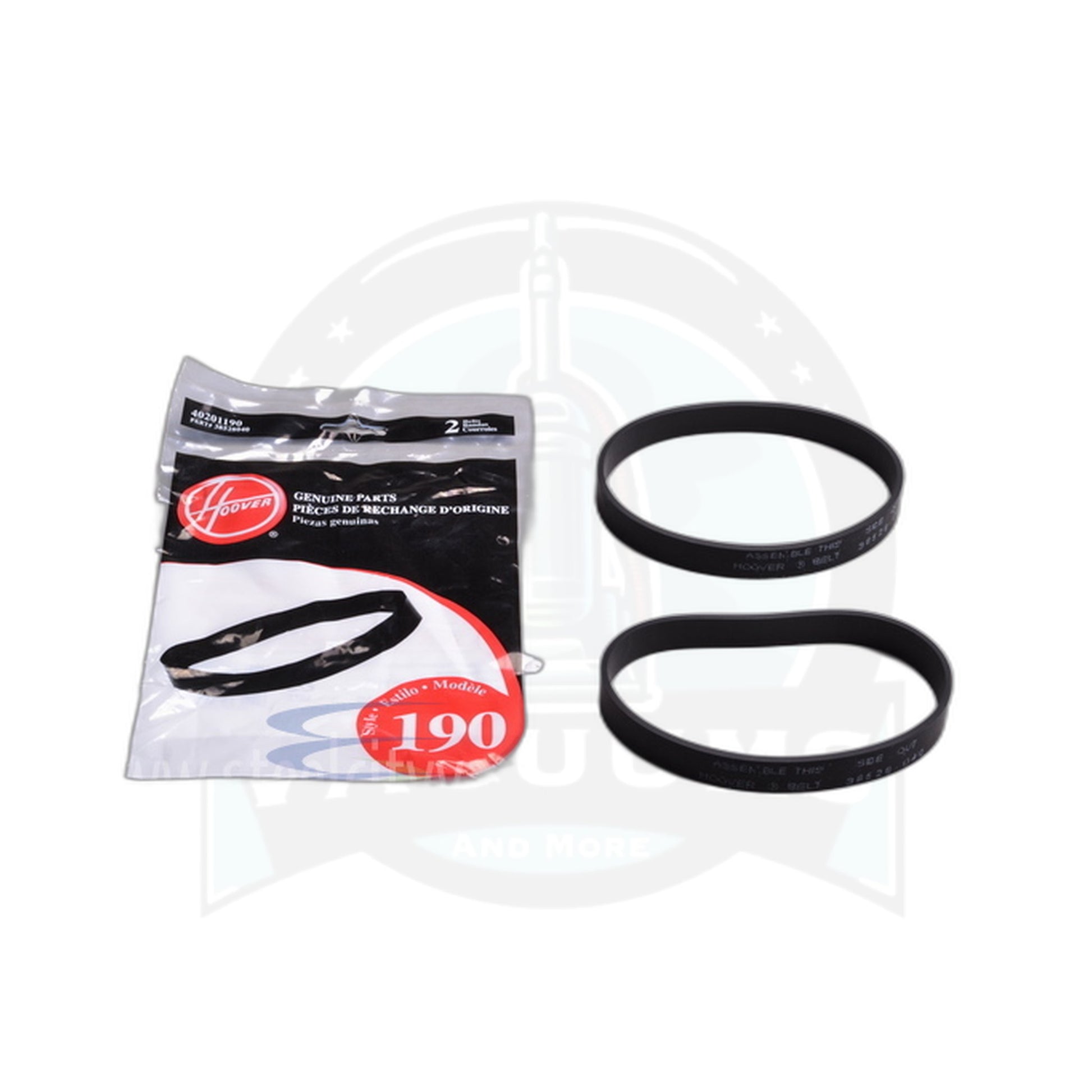 Hoover 12 Amp Elite Upright Belt 38528040 (2-Pack) - Hoover