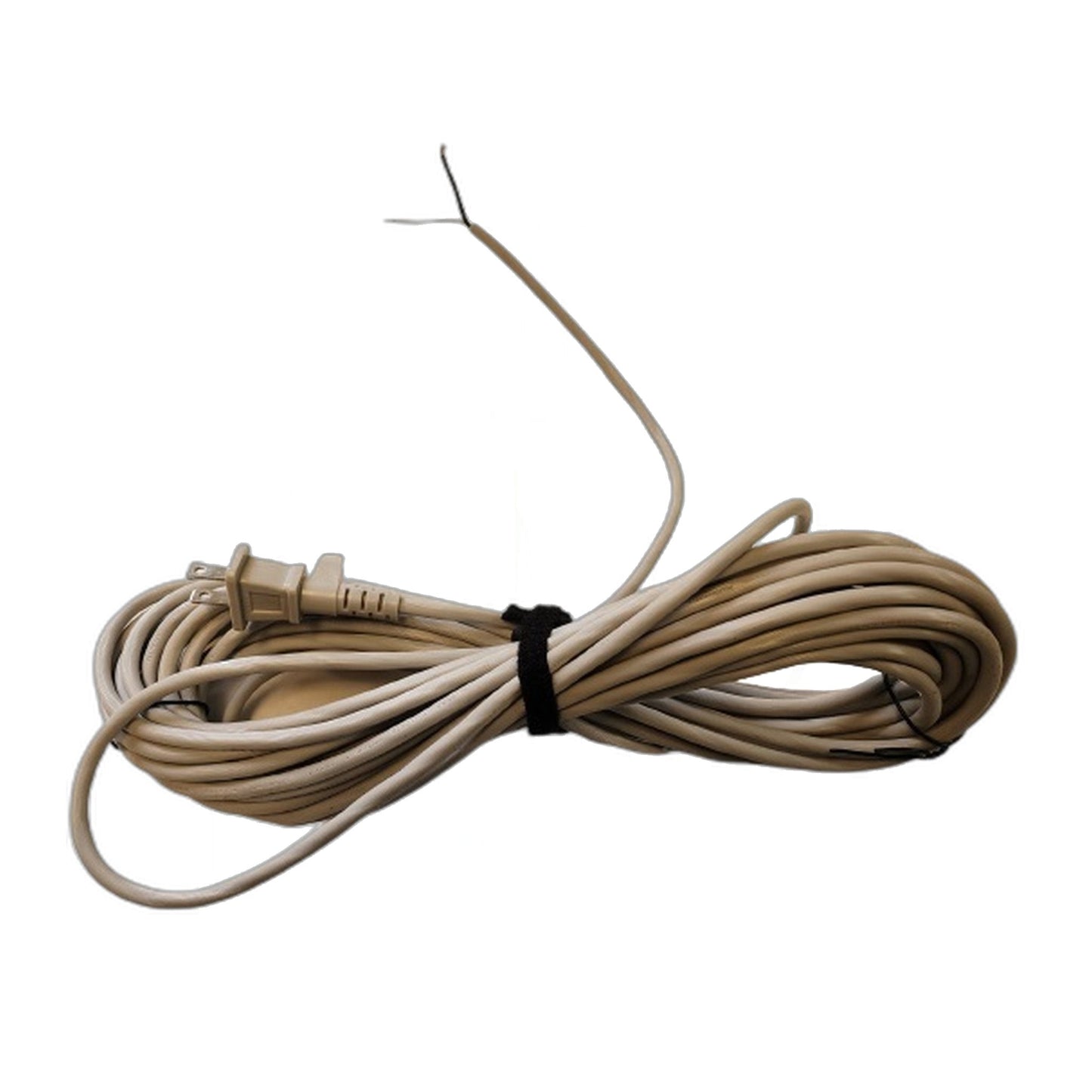 Fit All 40 ft 17/2 2-Wire Replacement Vacuum Cord, Light Grey