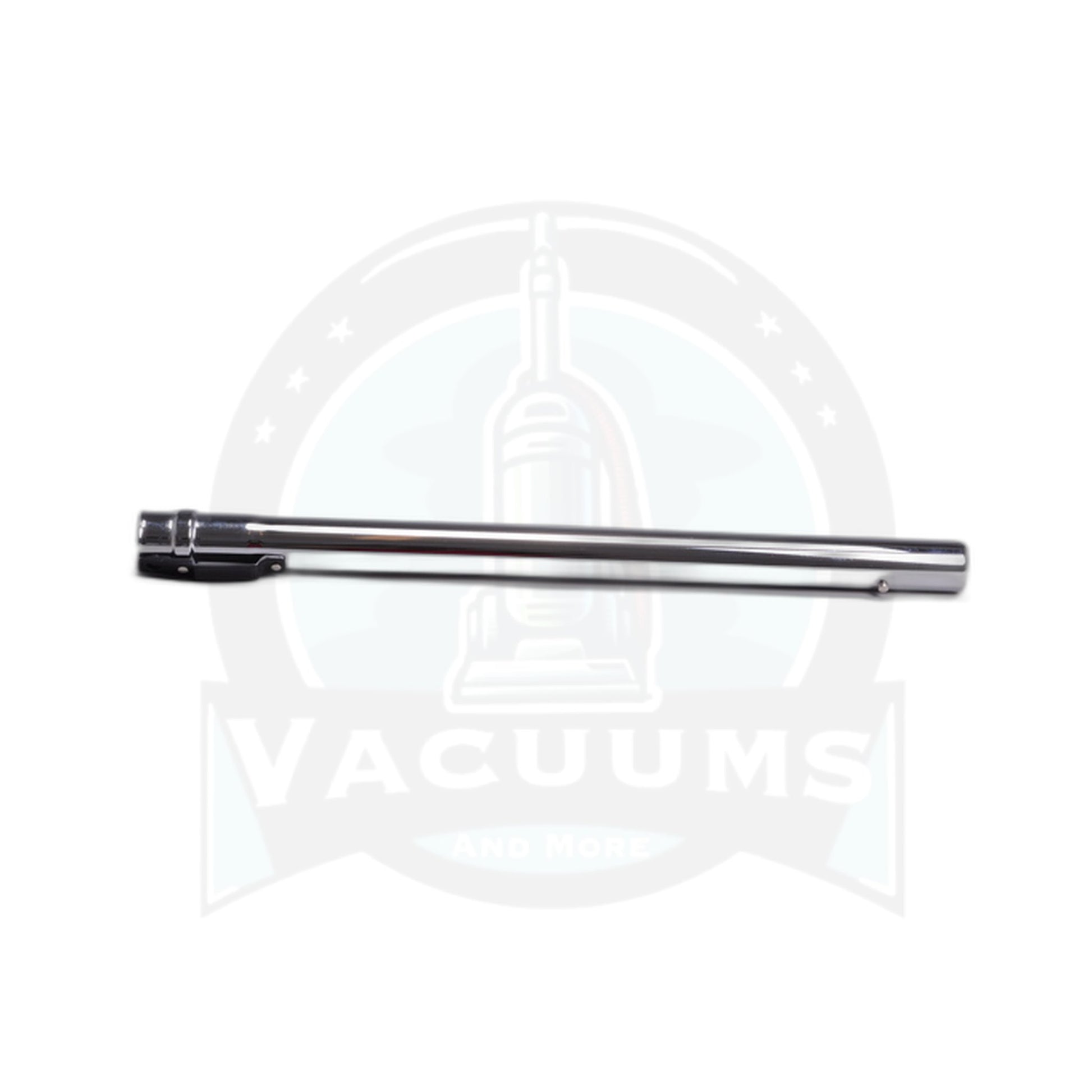 Hoover One-Piece Chrome Metal Wand with Button Lock Pin - Canister Models - Hoover