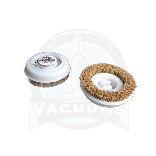Notched Scrub Brushes - Koblenz P-4000, 6" Diameter, Pair