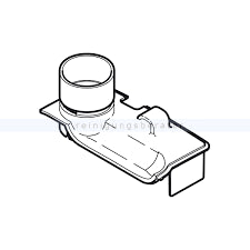 Recessed Grip, for 300 and 350 (light gray) - SEBO