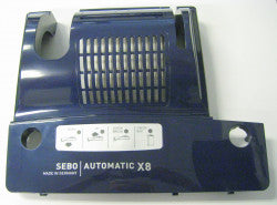 Power Head Cover, without exhaust filter cover, for X8 (dark blue) - SEBO