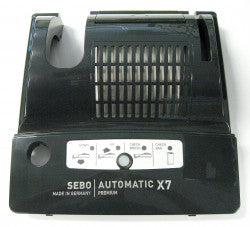 Power Head Cover, without exhaust filter cover, for X7 (graphite) - SEBO